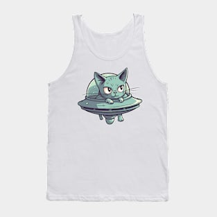 Extraterrestrial Cat Tank Top